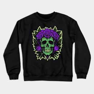 Calavera Sugar Skull Cinco De Mayo Crewneck Sweatshirt